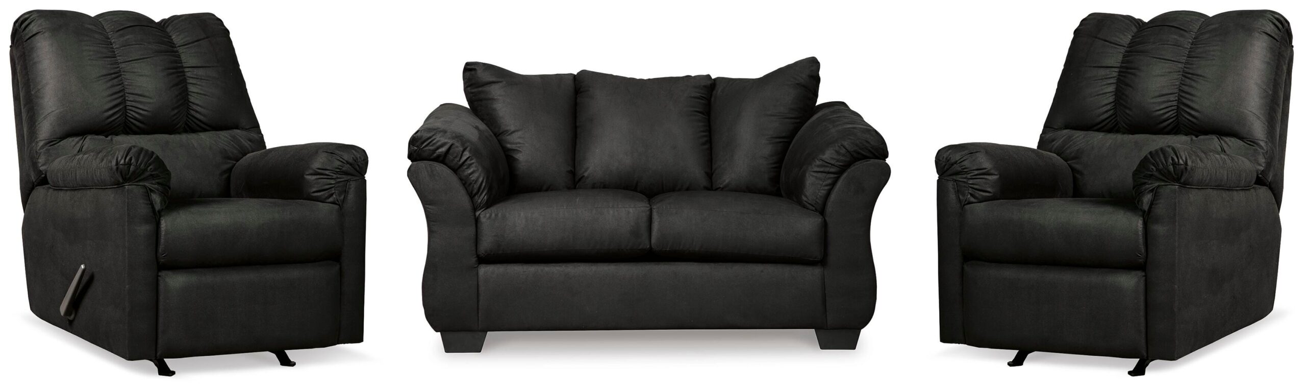 b74897646fe4229ea306ad16574cc09d Darcy Loveseat and 2 Recliners - Image 1