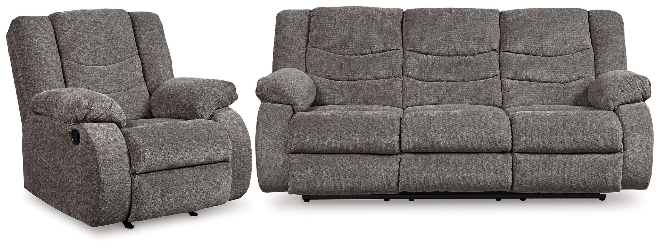 c0ae8046eb6680aa118d562b50f31252 Tulen Reclining Sofa and Recliner - Image 1