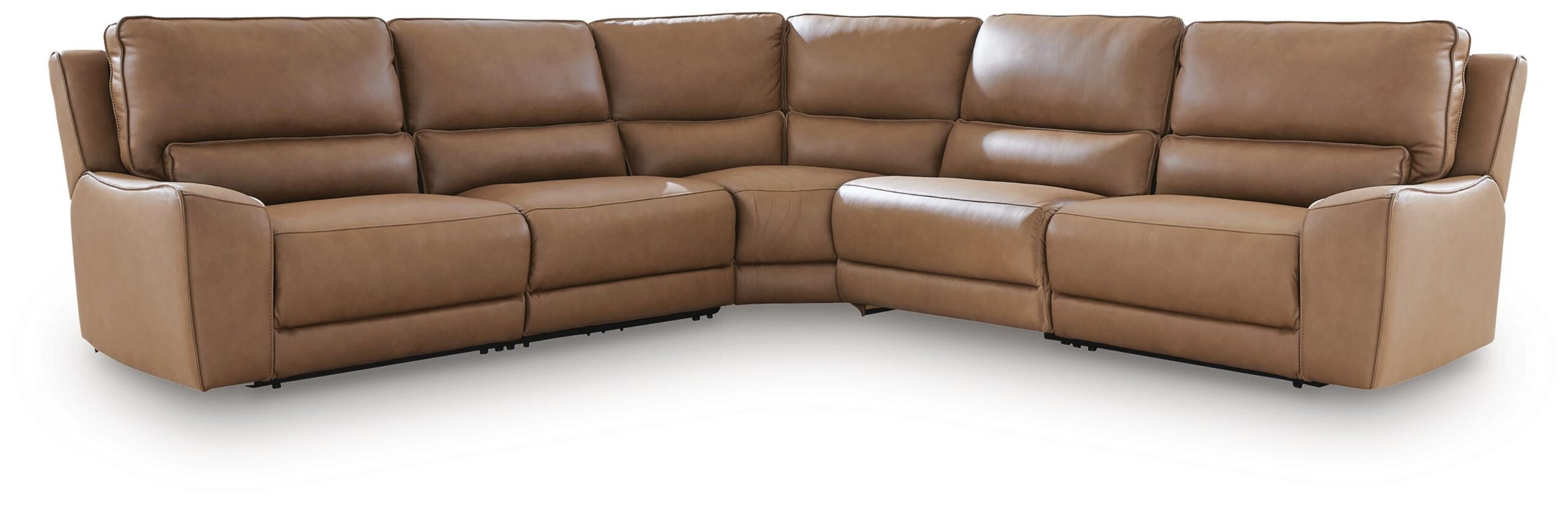 d63f0452f0939f0a54500d84a349956a DeepWakes 5-Piece Power Reclining Sectional - Image 1