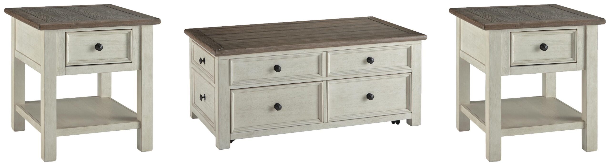 e18a61997e3160194c78f46d94d9c265 Bolanburg Coffee Table and 2 End Tables - Image 1