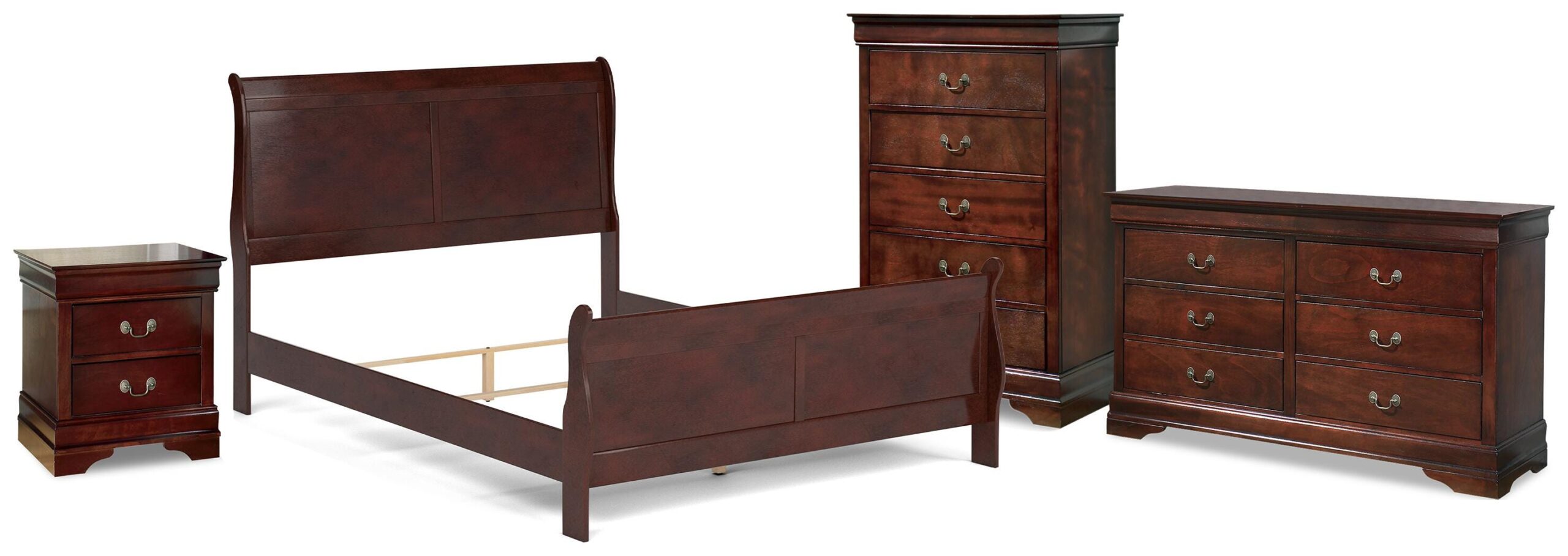 e1b4b5ed63732ffd23021f2a09b0ca27 Alisdair Queen Sleigh Bed, Dresser, Mirror, 2 Chests and 2 Nightstands - Image 1