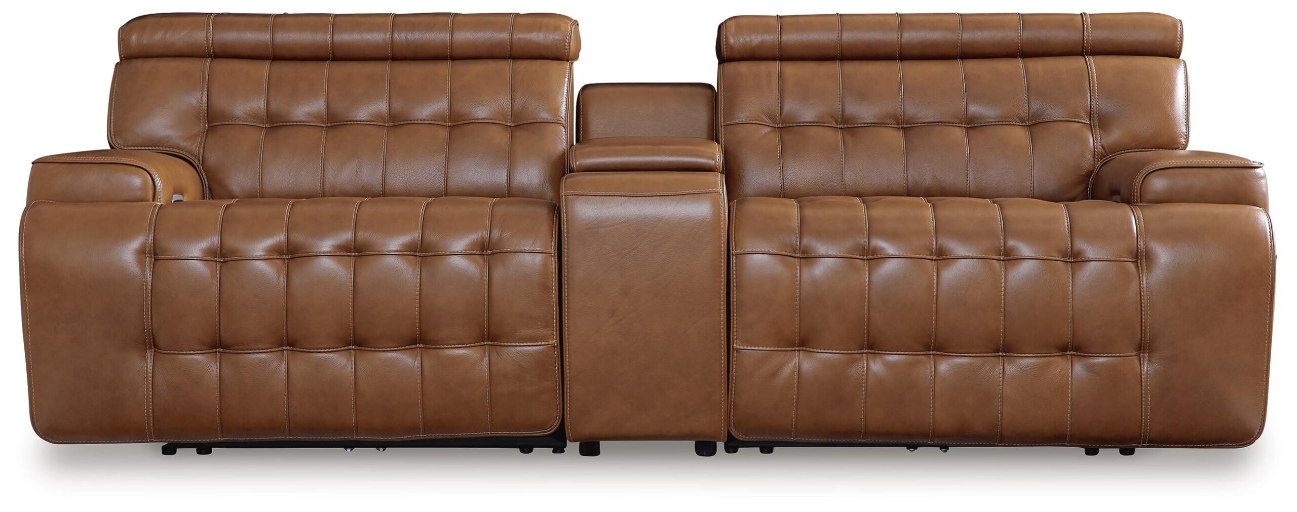 e1f52c14c6c6aa090a14f4f79c11c57d Temmpton 3-Piece Power Reclining Sectional Loveseat with Console - Image 1