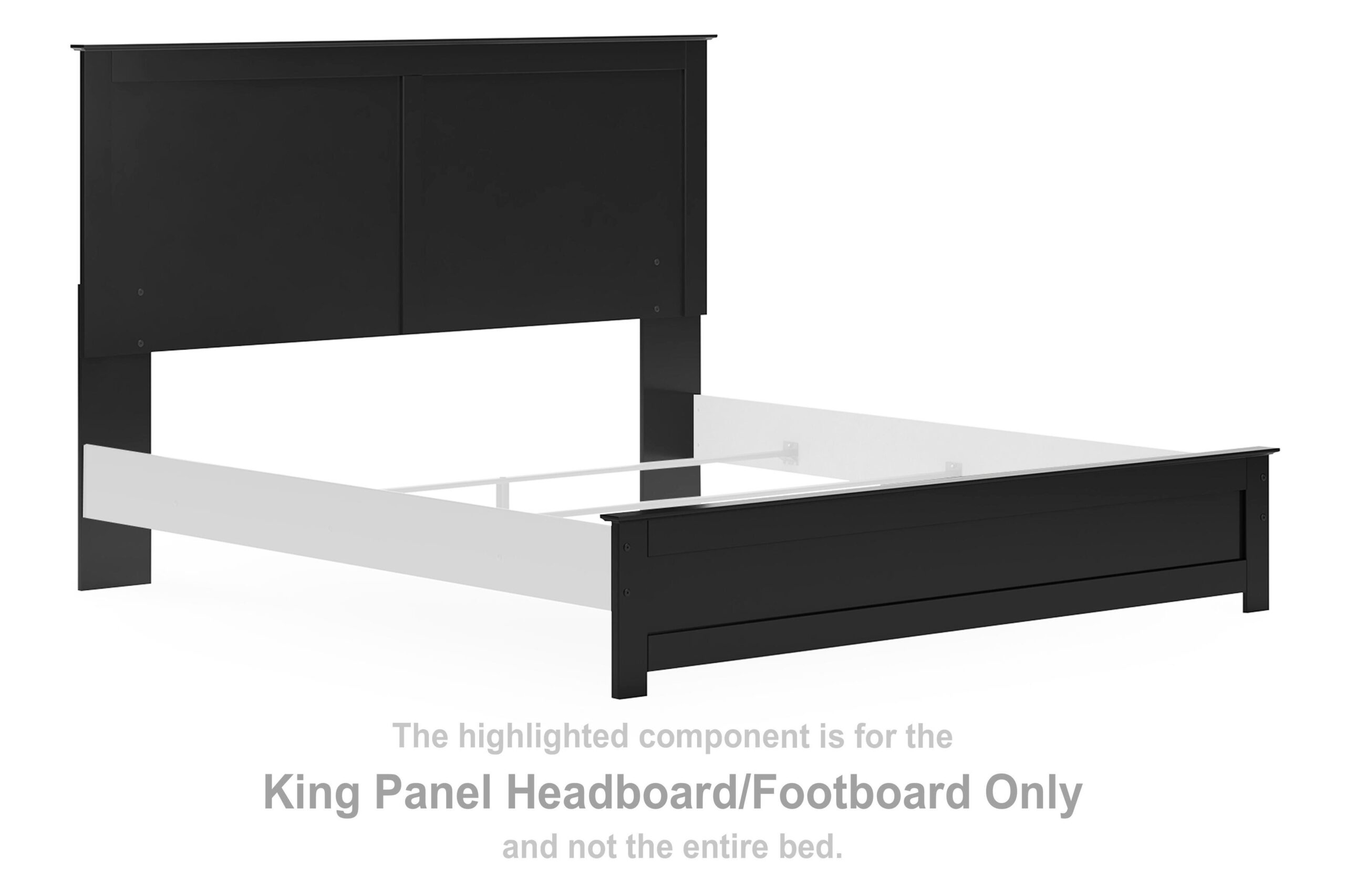 e203328e4822a7ad36562f55313d3f04 Maribel King Panel Headboard/Footboard - Image 1