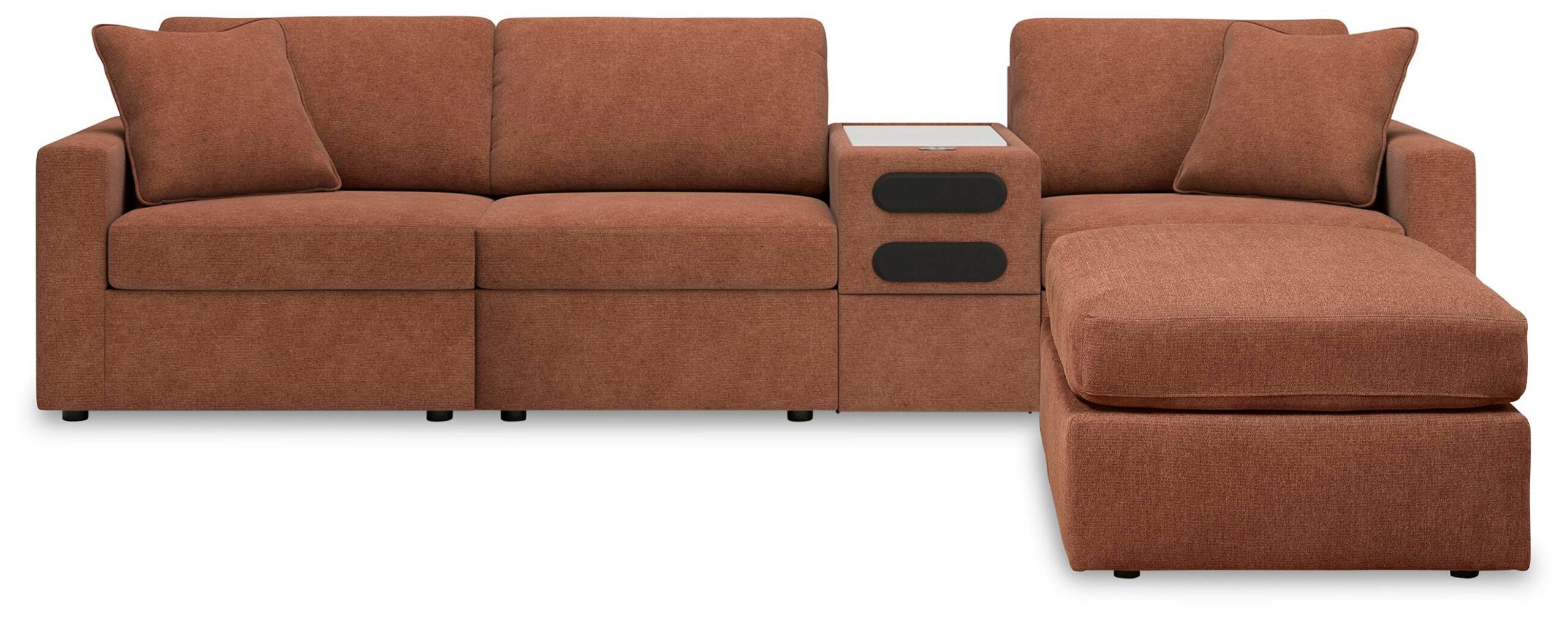 e3fd659dd12793287aaaefa2f8ffc521 Modmax 4-Piece Sectional and Ottoman - Image 1