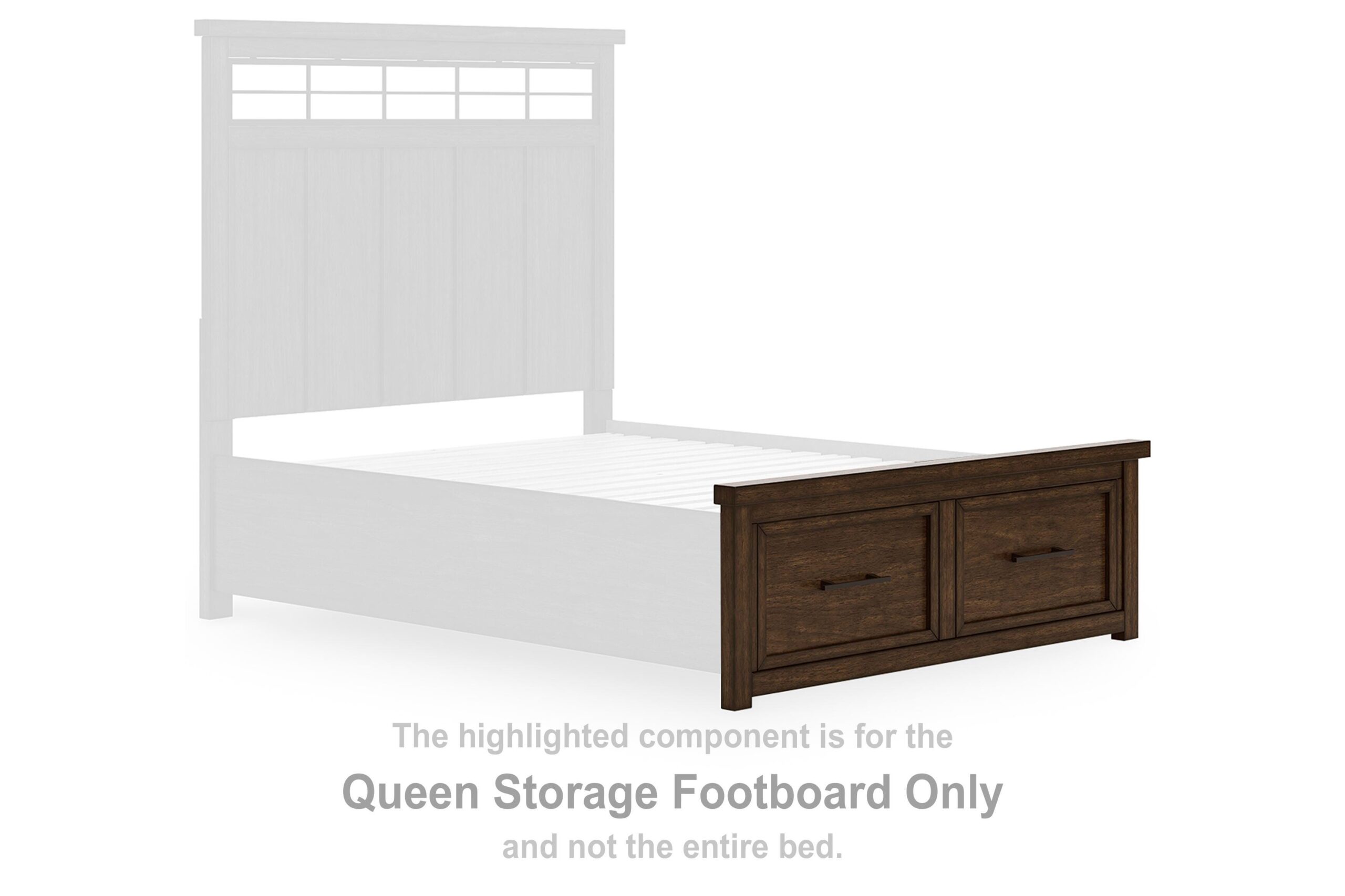 e509b8df61d45fc247fc55227f266f78 Taffenbrook Queen Storage Footboard - Image 1