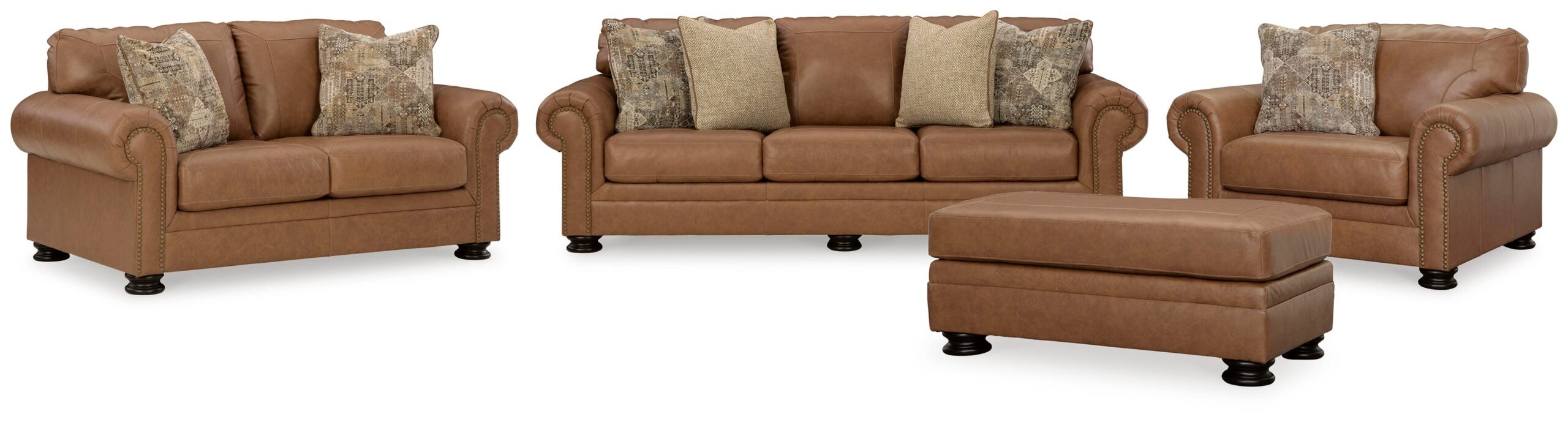 eec5211f91aa39e795db9d68929133cf Carianna Sofa, Loveseat, Oversized Chair and Ottoman - Image 1