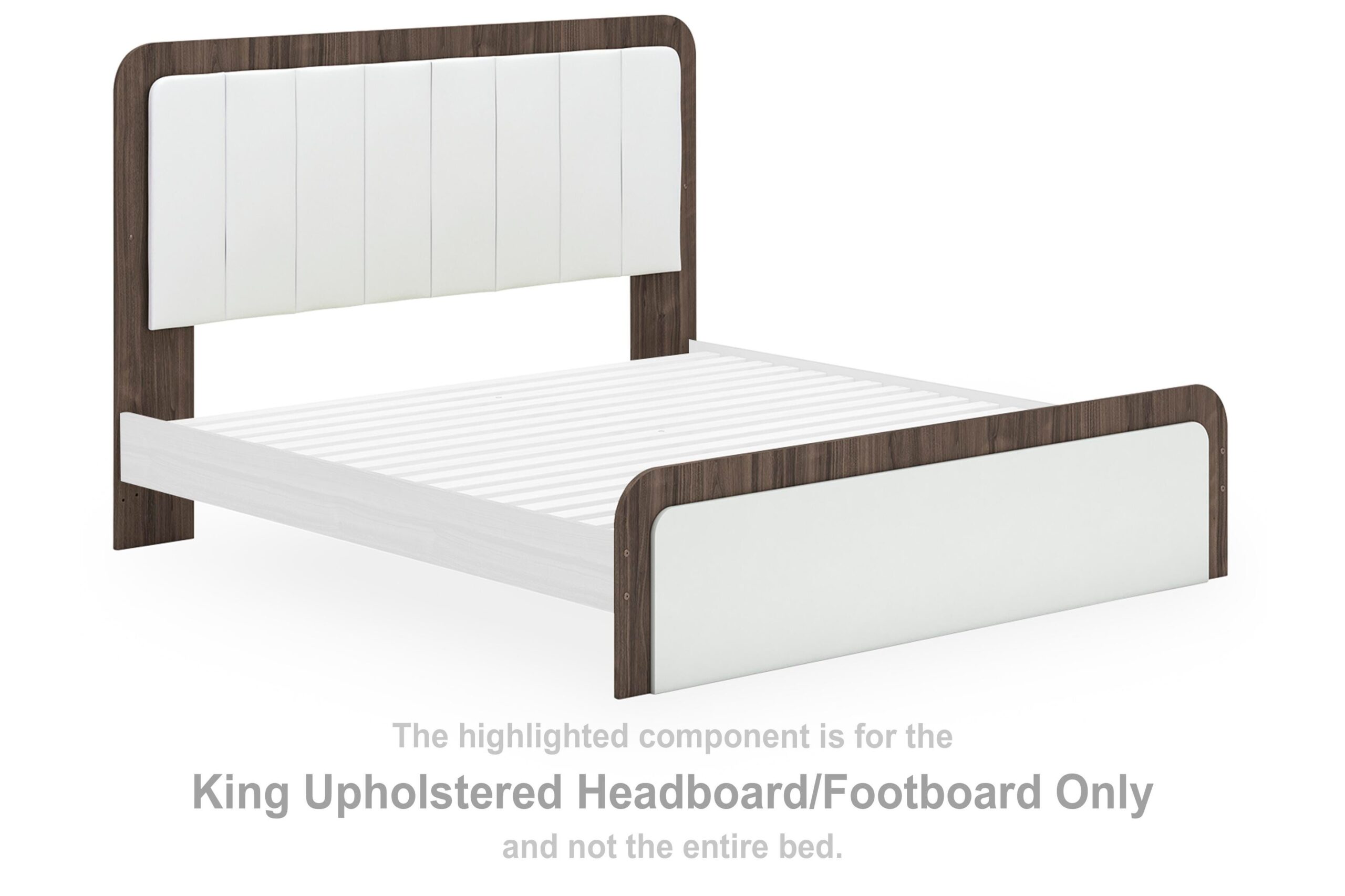 f3fb7e16968893d5f6337138d4f313b5 Kendanport King Upholstered Headboard/Footboard - Image 1