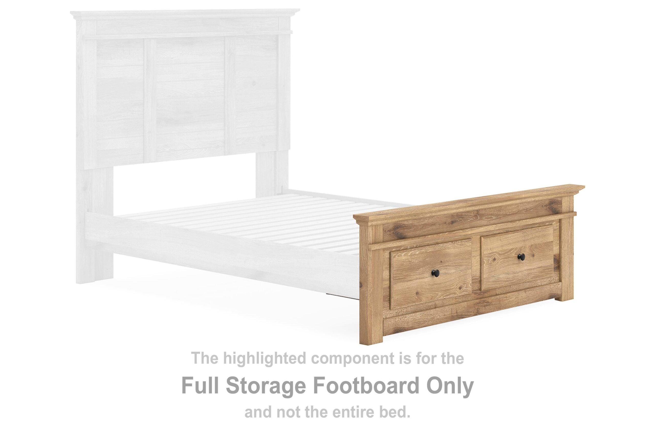 f8efe3431a90782fdbad096fd54f67d9 Makidern Full Storage Footboard - Image 1