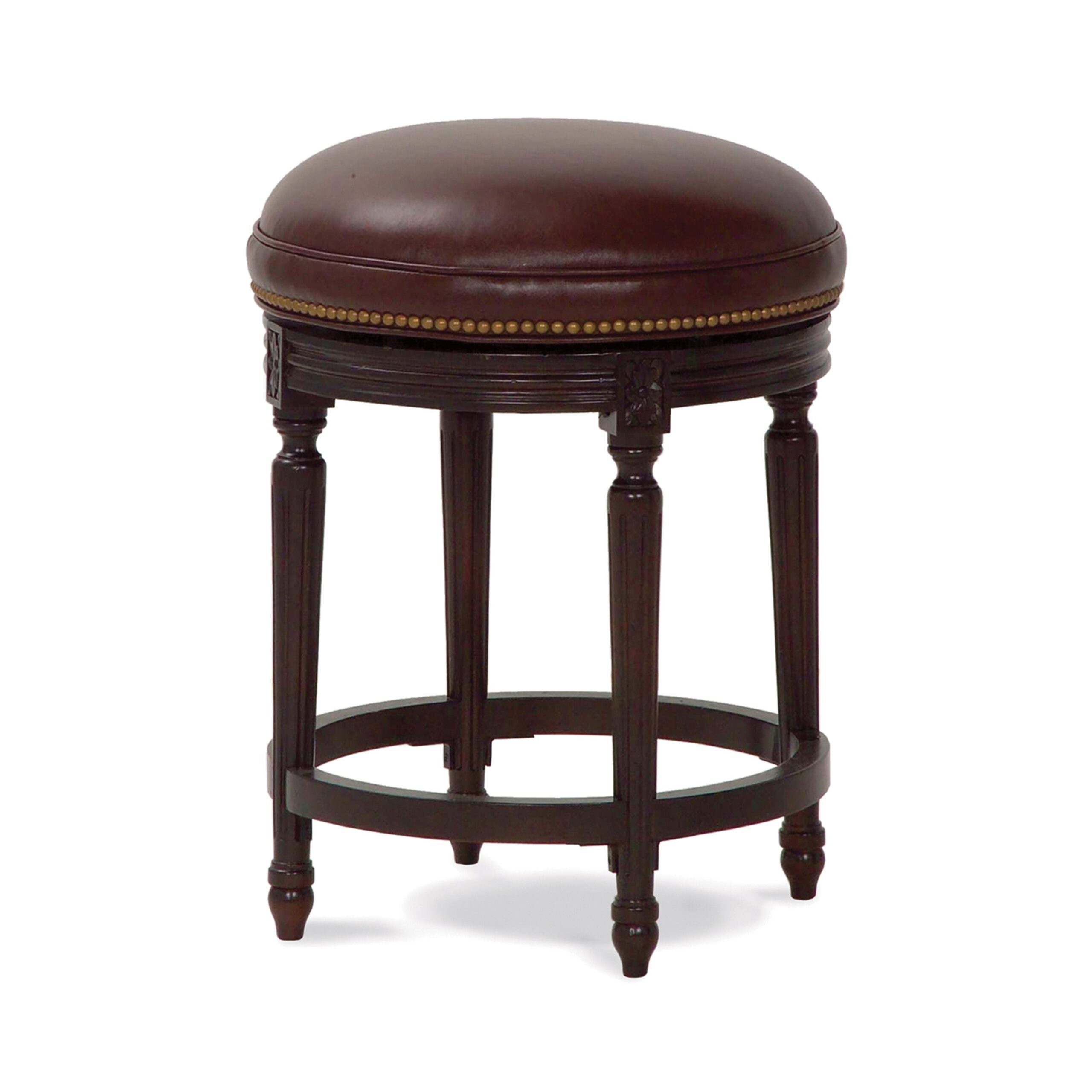 hadley leather swivel stool hadley leather swivel stool