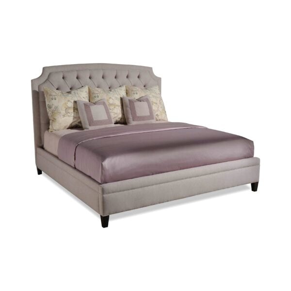 taylor made king bed arched with clipped corners
