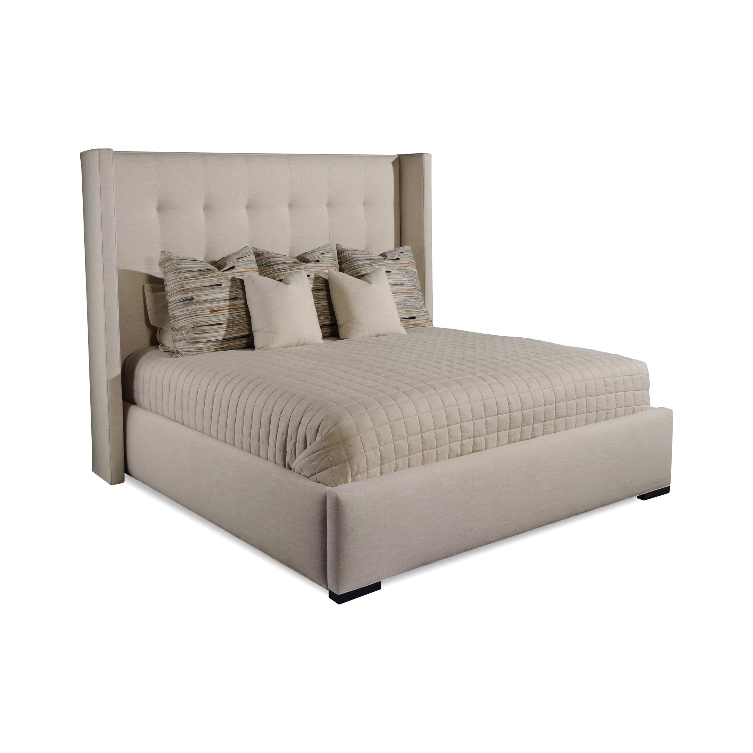 taylor made king bed winged to floor taylor made king bed winged to floor
